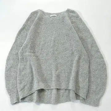 플라주 풀오버 볼륨 소매 니트 스웨터