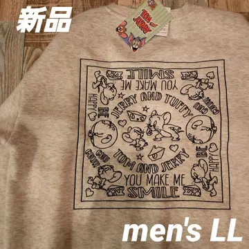 새상품 TOMandJERRY 톰과제리 자수 맨투맨 트레이닝복 LL