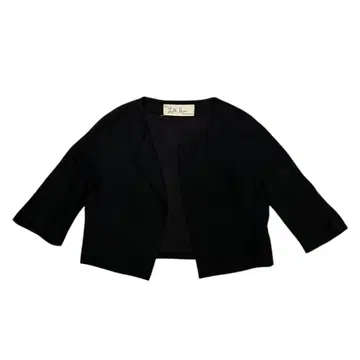 50~60년대 Lilli Ann 블랙 노카라 자켓