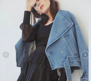 Snidel sustainable 숏 자켓 블루종