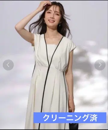 아푸와이저 리셰 더블 턱 플레어 원피스 사이즈 2 클리닝 완료