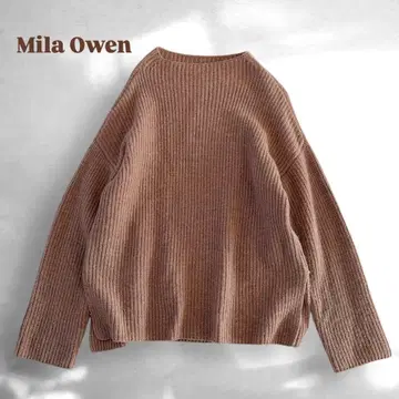 [ 새상품급 ] 미라 오웬 캐시미어 혼방 보틀넥 상의