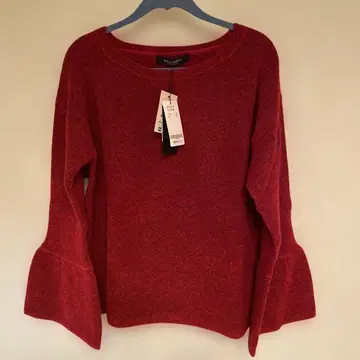 새상품 BRAHMIN 레드 니트 스웨터 긴팔