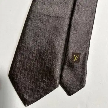 LV 다크 그레이 넥타이