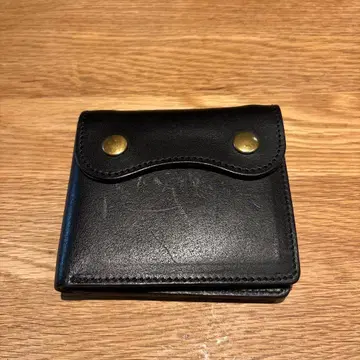 jamale 접이식 지갑 자마레 가죽 지갑 블랙