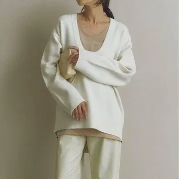 [ Plage ] 시착만 한 상품 MY_Uneck 니트