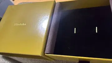 [미사용 새상품] hirotaka 스테이플 다이아몬드 귀걸이