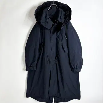 ATON AIR VENTILE FISHTAIL COAT 네이비 02