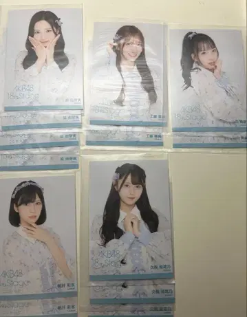 AKB48 코코카라다 OS반 브로마이드 앨범 18기 13매 세트