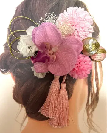 수량 한정 성인식 졸업식 시치고산 사전 촬영 머리 장식