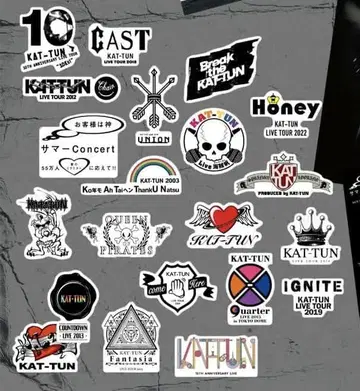 Break the KAT-TUN 로고 스티커 미개봉