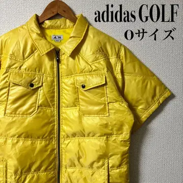 아디다스 남성용 골프 다운 반팔 자켓