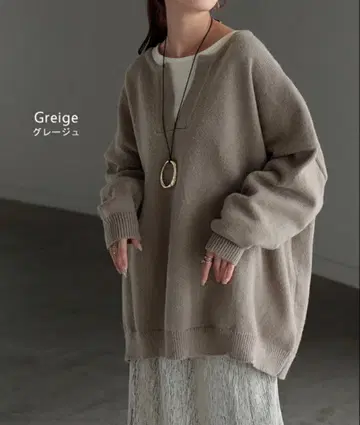 [ 새상품 ] 그레이지 니트 스웨터 프리 사이즈