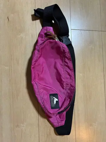 GREGORY 웨스트 파우치 핑크 블랙