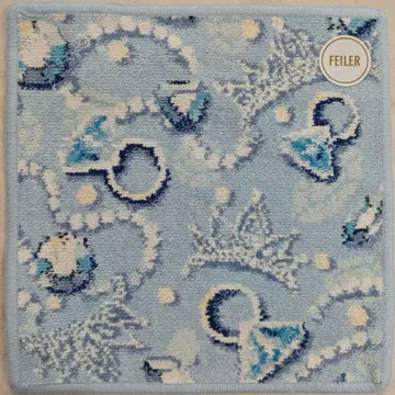 페이러 손수건 미사용 새상품 썸씽 블루