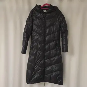 adidas 블랙 롱 다운 자켓