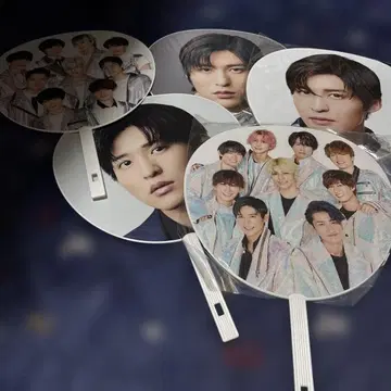 SnowMan 메구로 렌 부채 5종 세트