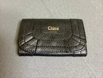 끌로에 블랙 가죽 키케이스