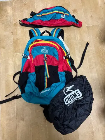CHUMS SPRING DALE 25 백팩 커버 웨스트 파우치 포함