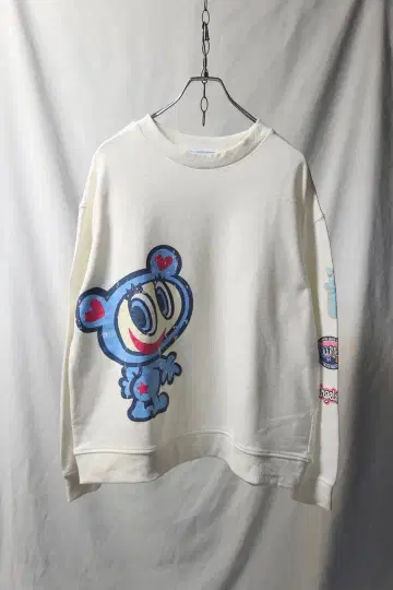 ANGEL BLUE 나카무라 군 맨투맨 헤이세이 패션 Y2K