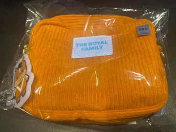 [ 미개봉 새상품 ] 일요일극장 로얄 패밀리 참 포함 파우치 오렌지