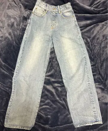 sea room lynn 하이웨스트 스트레이트 데님