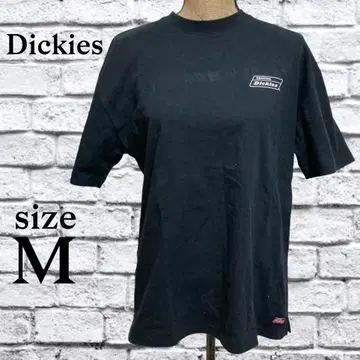 P94 디키즈 [ M ] 티셔츠 풀오버 영문 로고 블랙 면100%