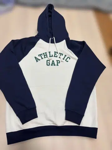 GAP 애슬레틱 후드티 S 사이즈 네이비/화이트