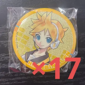 하츠네 미쿠 키라키라 캔뱃지 카가미네 렌