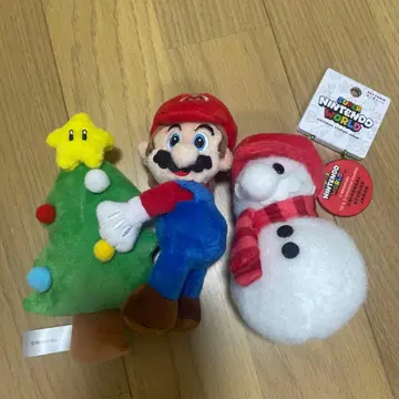 USJ 닌텐도 월드 마리오 & 눈사람 키링