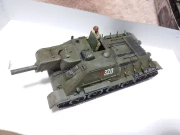 1/35 타미야 절판품 소련군 SU-122 돌격포 전차 완성품 2