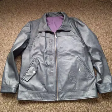 새상품급 까스텔바작 가죽 블루종