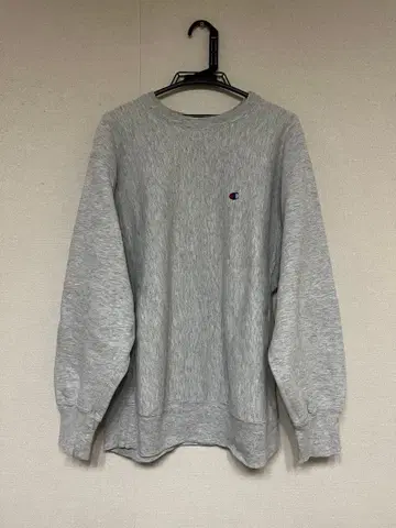 레어 80s 트리코 태그 챔피온 리버스 위브 멜란지 그레이