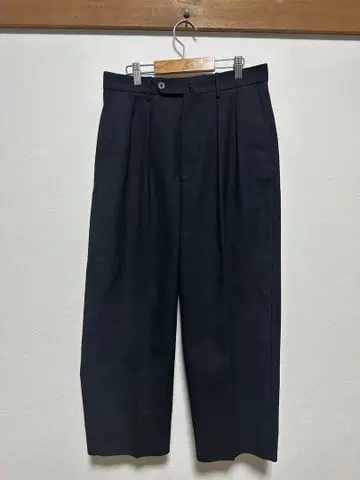 STEVEN ALAN 2턱 와이드 슬랙스