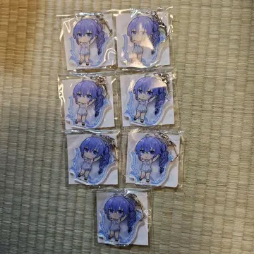 무직전생 제비뽑기당 록시 미니 캐릭터 니트 원피스 아크릴 키링 7개