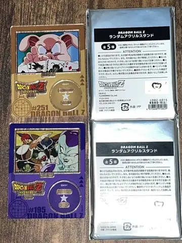 드래곤볼 랜덤 장면 사진 아크릴 스탠드 2개 세트