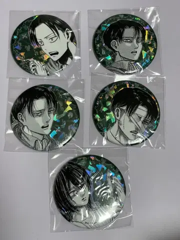 진격의 거인 리바이 캔뱃지 아니크 벌스데이 캔뱃지