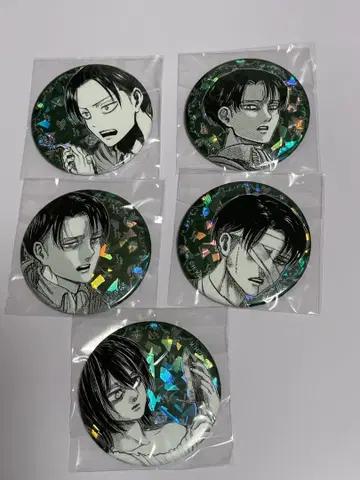 진격의 거인 리바이 캔뱃지 아니크 벌스데이 캔뱃지