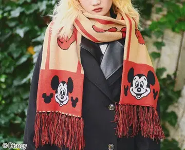 미키 프린지 머플러