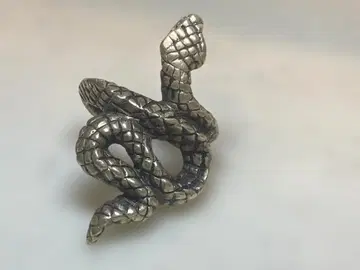 뱀 디자인 실버 반지 원오프 오더 제품