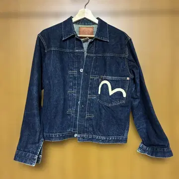 데님 자켓 다크 네이비 100% 코튼 사이즈 38