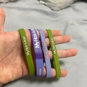 My Hair Is Bad 러버 밴드 4개 세트