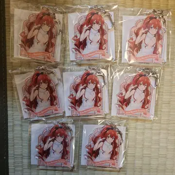 무직전생 제비뽑기당 에리스 아크릴 키링 니트 원피스 8개