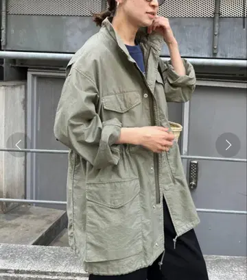 FRAMeWORK 밀리터리 블루종