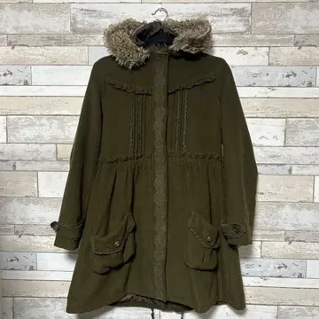 최종 가격 인하 Y2K axes femme 엑시즈팜 퍼 모즈 코트