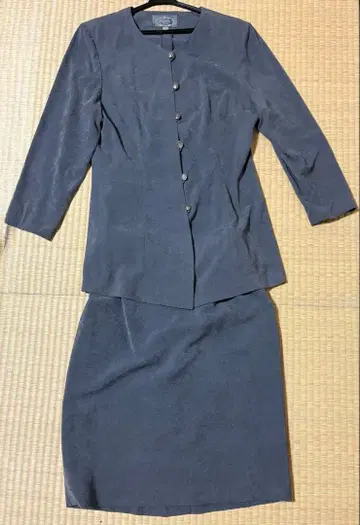 PLATA 그레이 스커트 셋업 13R