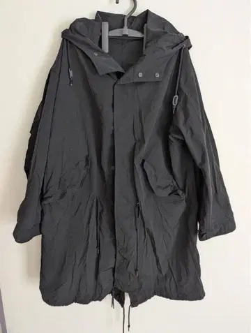 Uniqlo U 포켓터블 모즈 코트 M 블랙