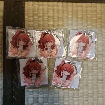 무직전생 제비뽑기당 에리스 아크릴 키링 미니 캐릭터 니트 원피스 5개