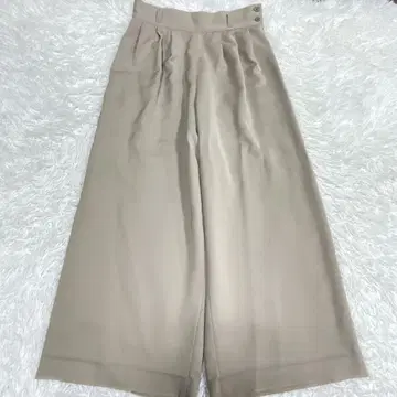 BRECKEN ridge 브레켄 리지 와이드 팬츠 베이지 플리츠 F