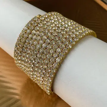 큐빅 뱅글 팔찌 밸리댄스 골드 실버